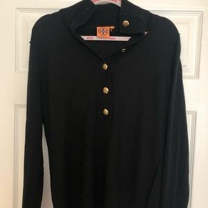 Tory Burch Black Pullover Sweater
